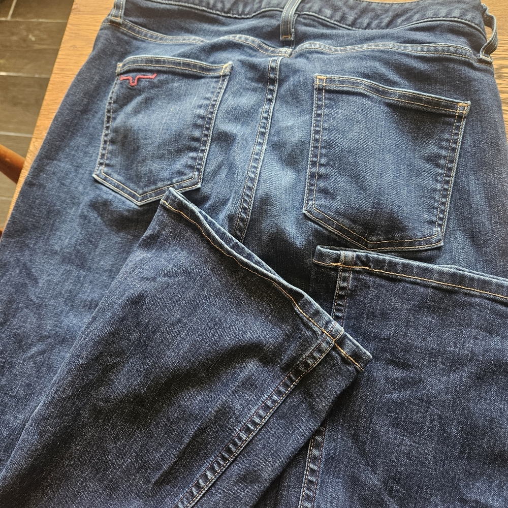 Kimes Ranch Women's Boot Cut Jeans - Dark Blue Size 8/32